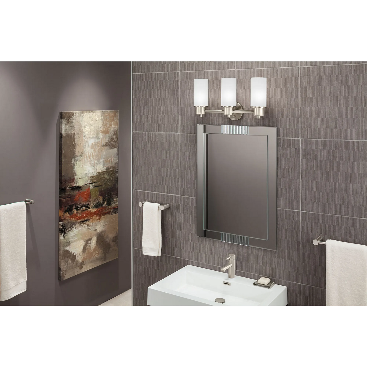 Moen Align Hand Towel Bar YB0486 in Brushed Nickel (YB0486BN) - view 2
