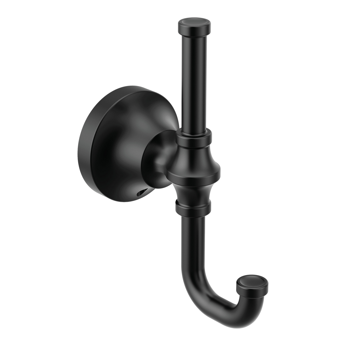 Moen Colinet Double Robe Hook YB0503 in Matte Black (YB0503BL)