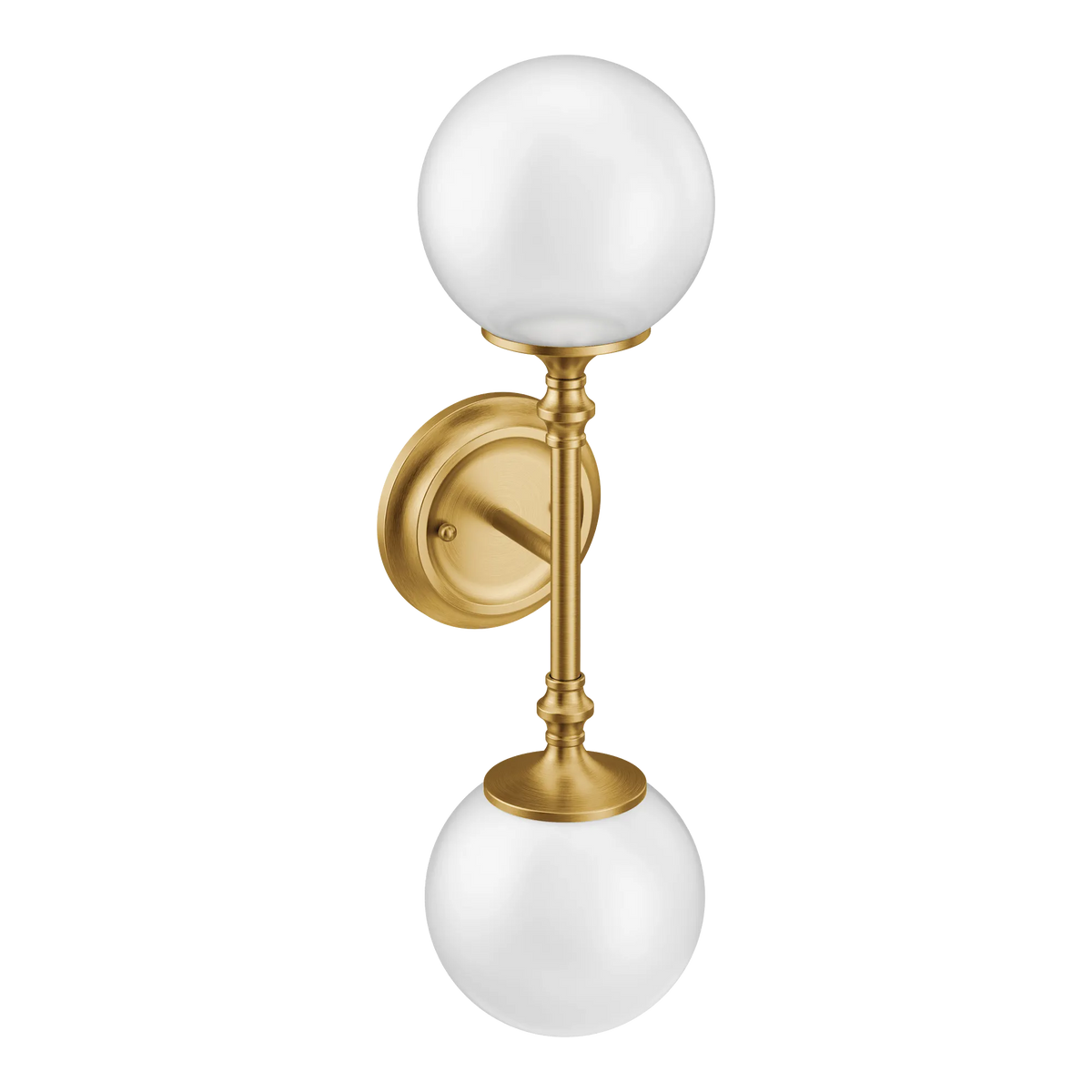 Moen Colinet Two Globe Bath Light YB0562 in Brushed Gold (YB0562BG) - view 2