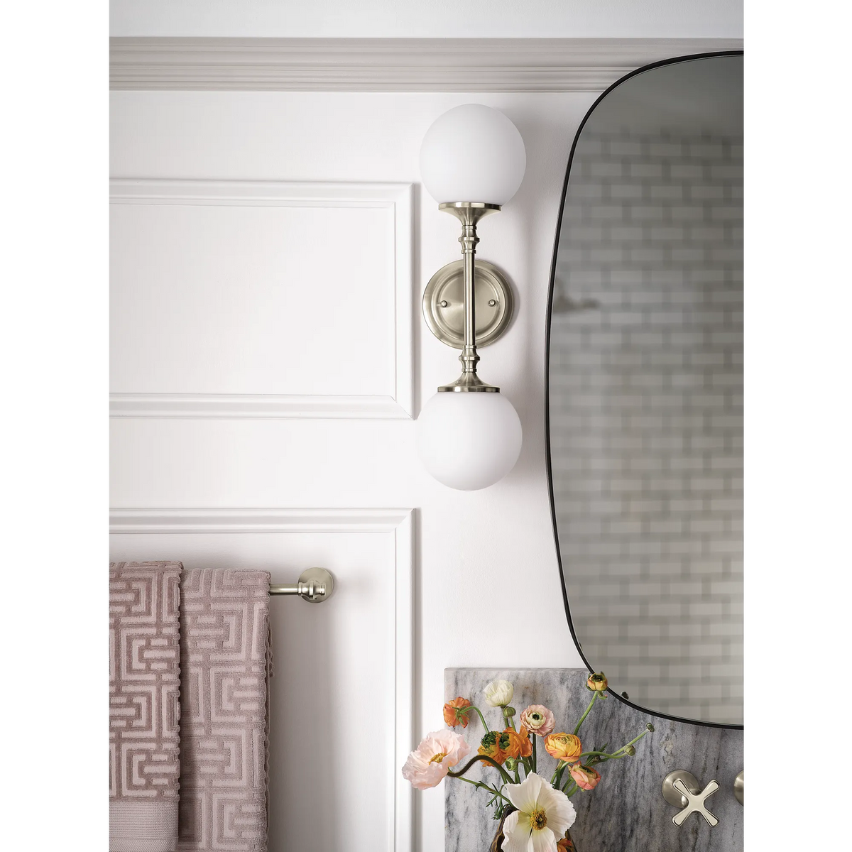 Moen Colinet Towel Bar YB0524 in Brushed Nickel (YB0524BN) - view 8