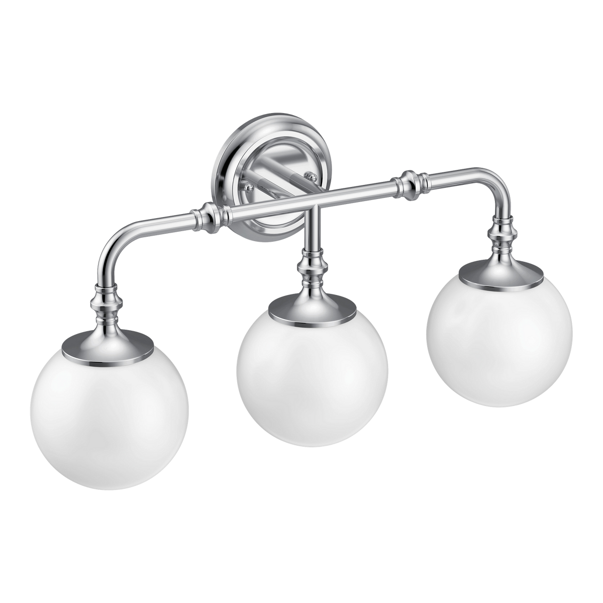 Moen Colinet Three Globe Bath Light YB0563 in Chrome (YB0563CH)