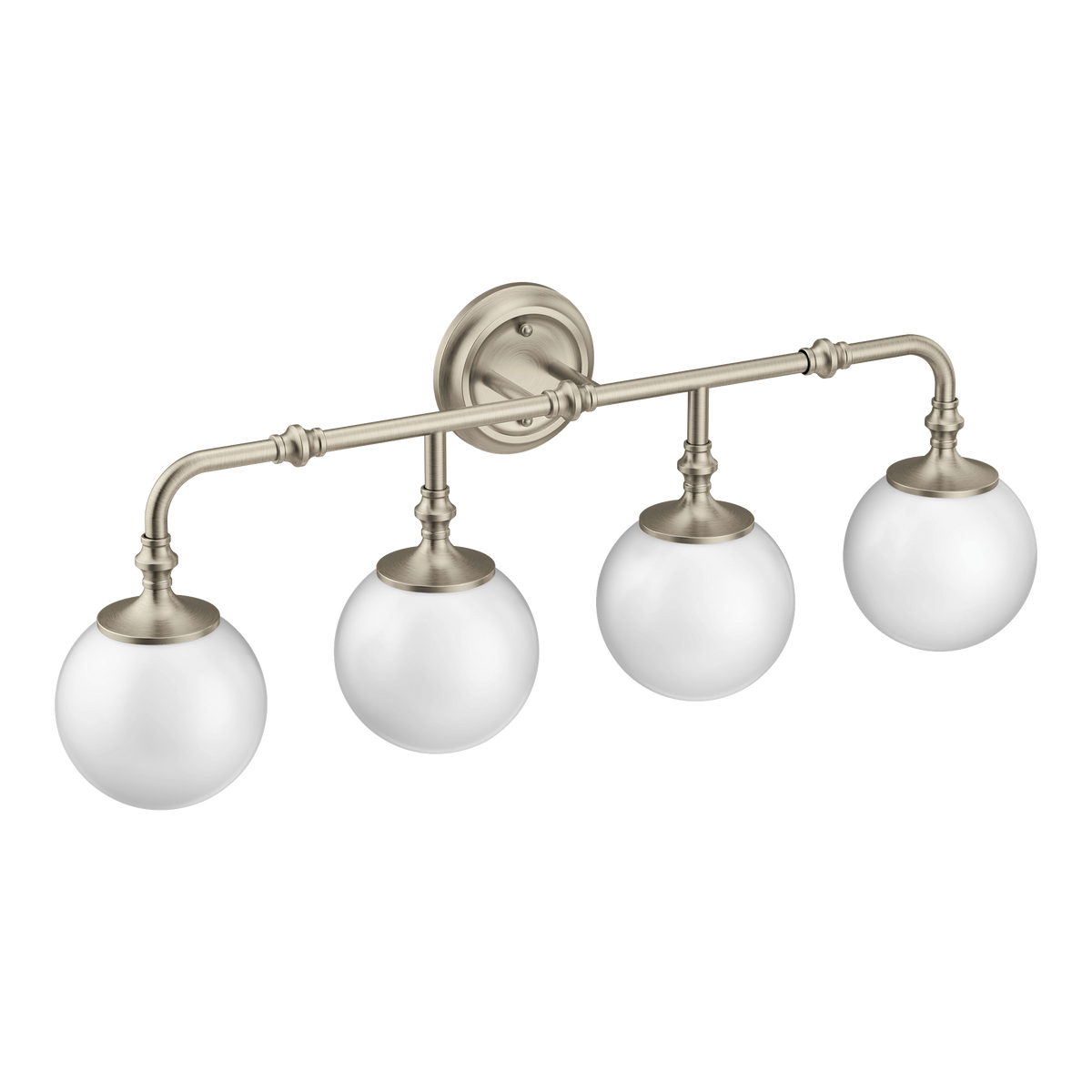 Moen Colinet Four Globe Bath Light YB0564 in Brushed Nickel (YB0564BN)