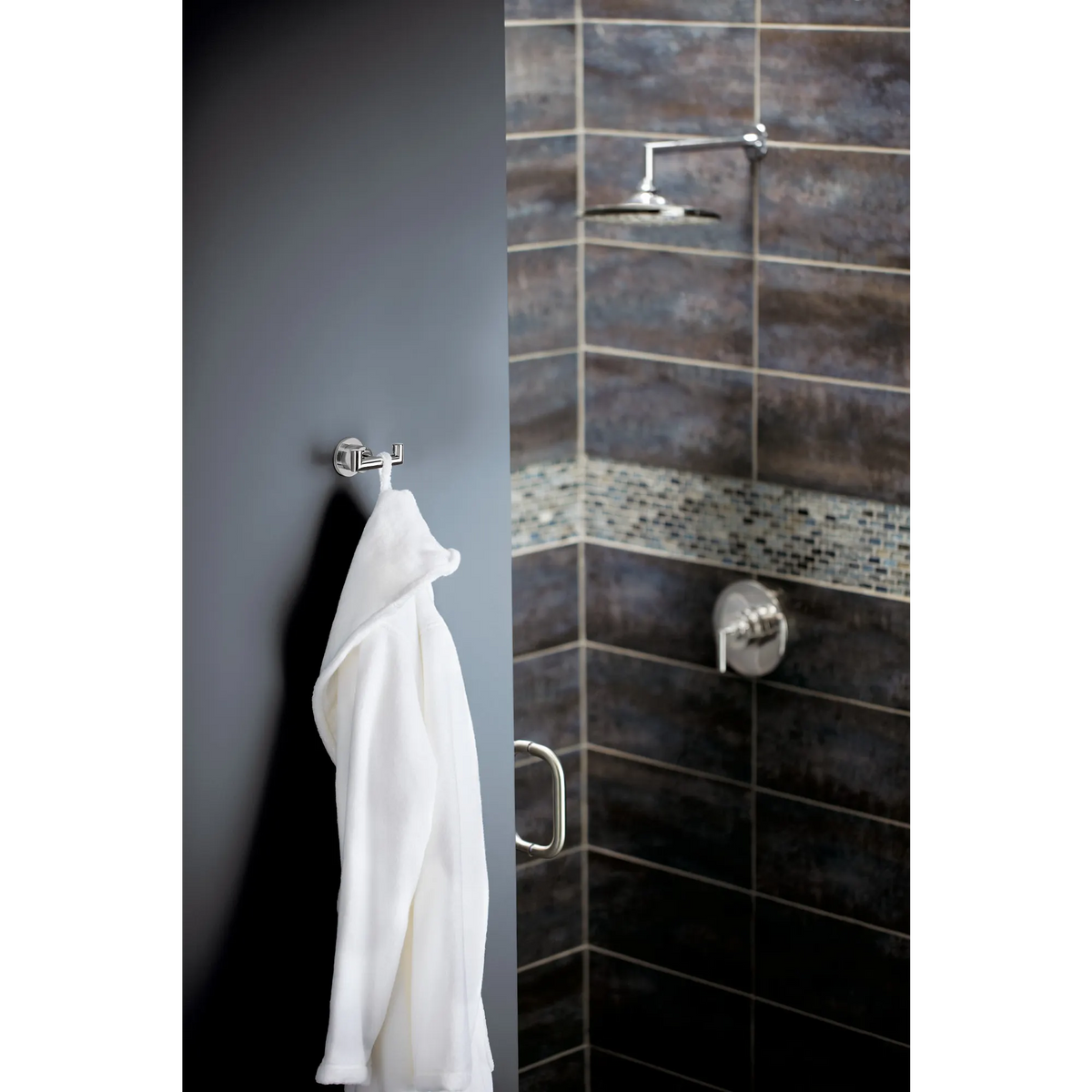 Moen Arris Double Robe Hook YB0803 in Chrome (YB0803CH) - view 3