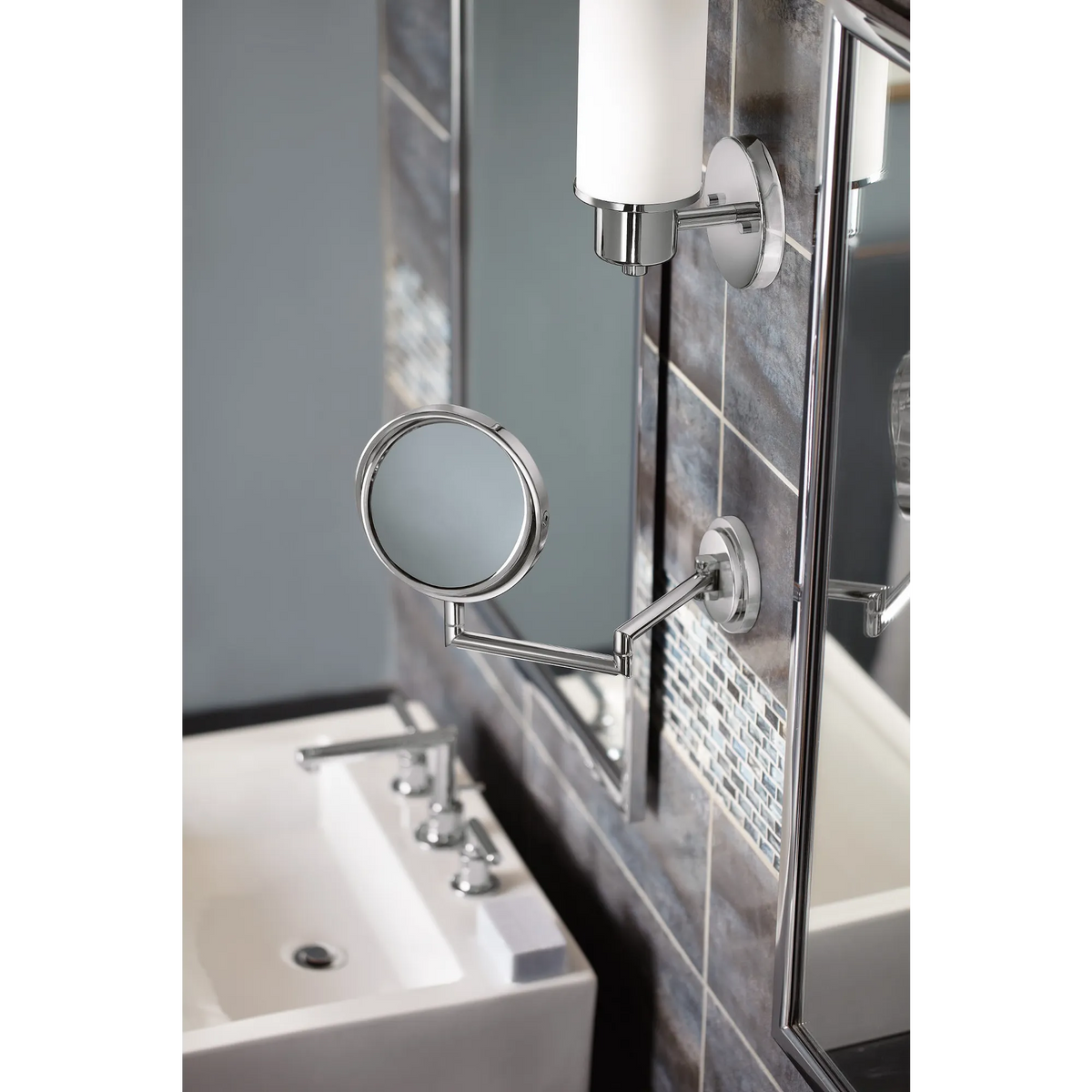 Moen Arris 5x Magnifying Mirror YB0892 in Chrome (YB0892CH) - view 2