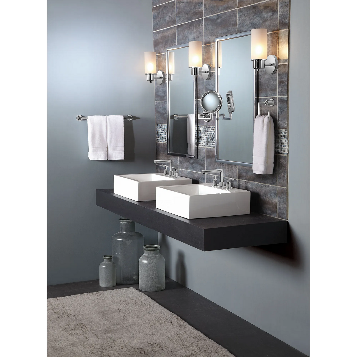 Moen Arris 5x Magnifying Mirror YB0892 in Chrome (YB0892CH) - view 3