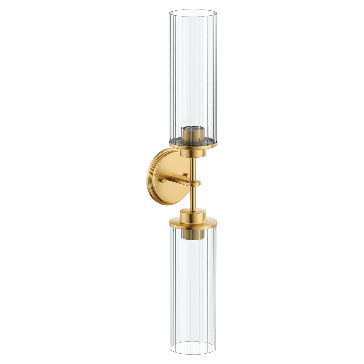 Moen Greenfield Two Globe Bath Light YB1762 in Brushed Gold (YB1762BG)