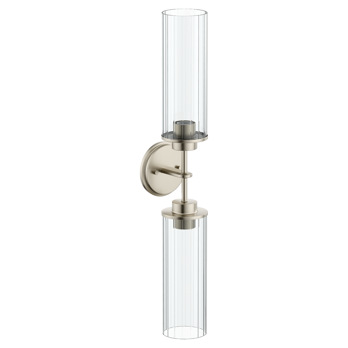 Moen Greenfield Two Globe Bath Light YB1762 in Brushed Nickel (YB1762BN)