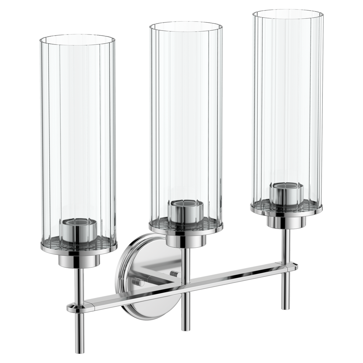 Moen Greenfield Three Globe Bath Light YB1763 in Chrome (YB1763CH)