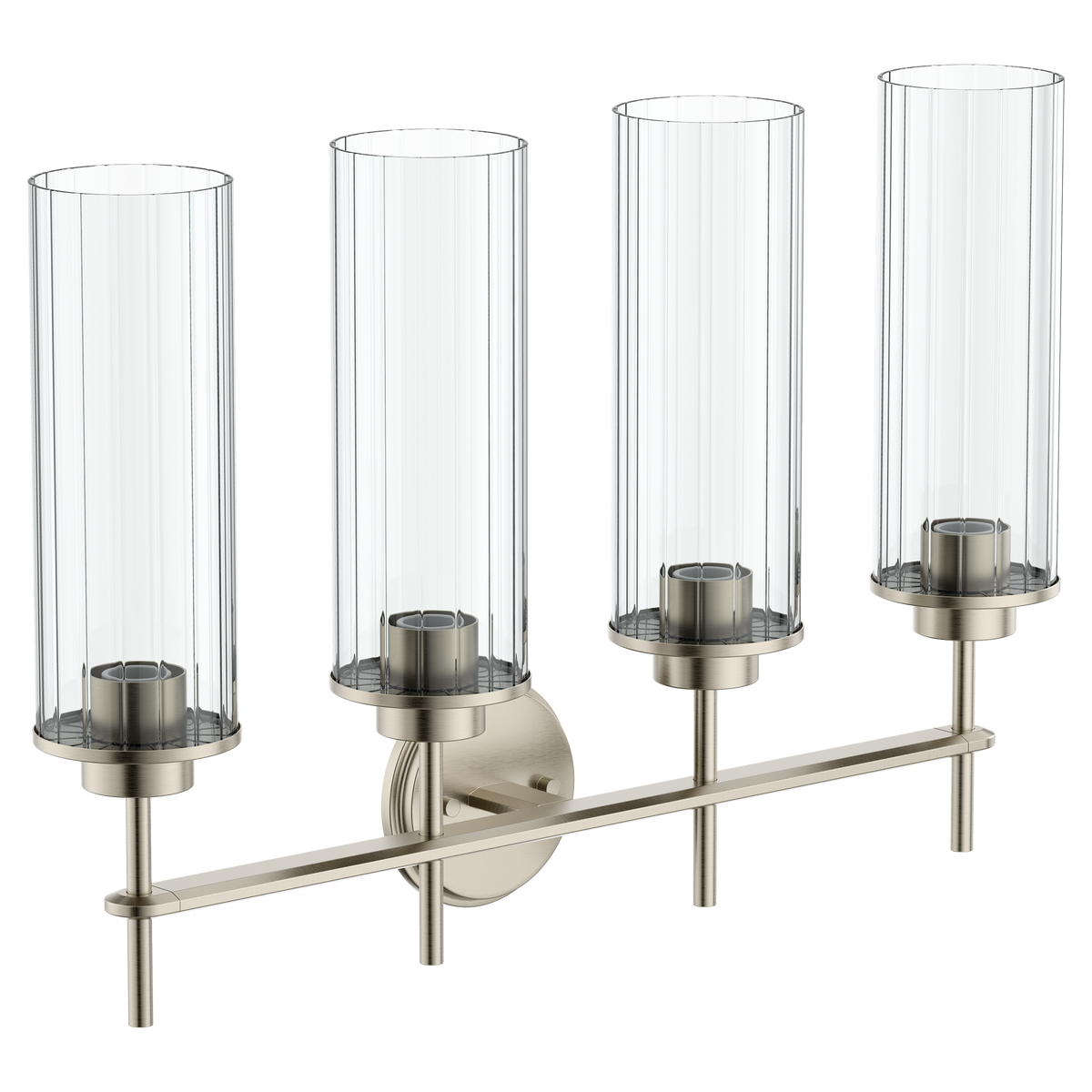Moen Greenfield Four Globe Bath Light YB1764 in Brushed Nickel (YB1764BN)