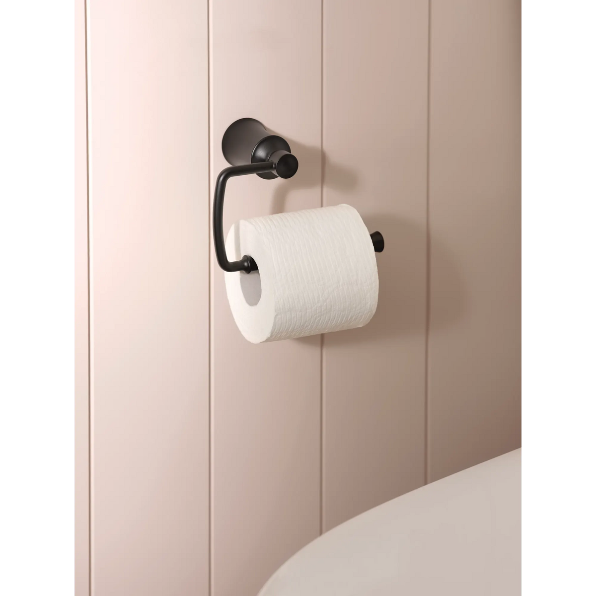 Moen Dartmoor Toilet Paper Holder YB2108 in Matte Black (YB2108BL) - view 2