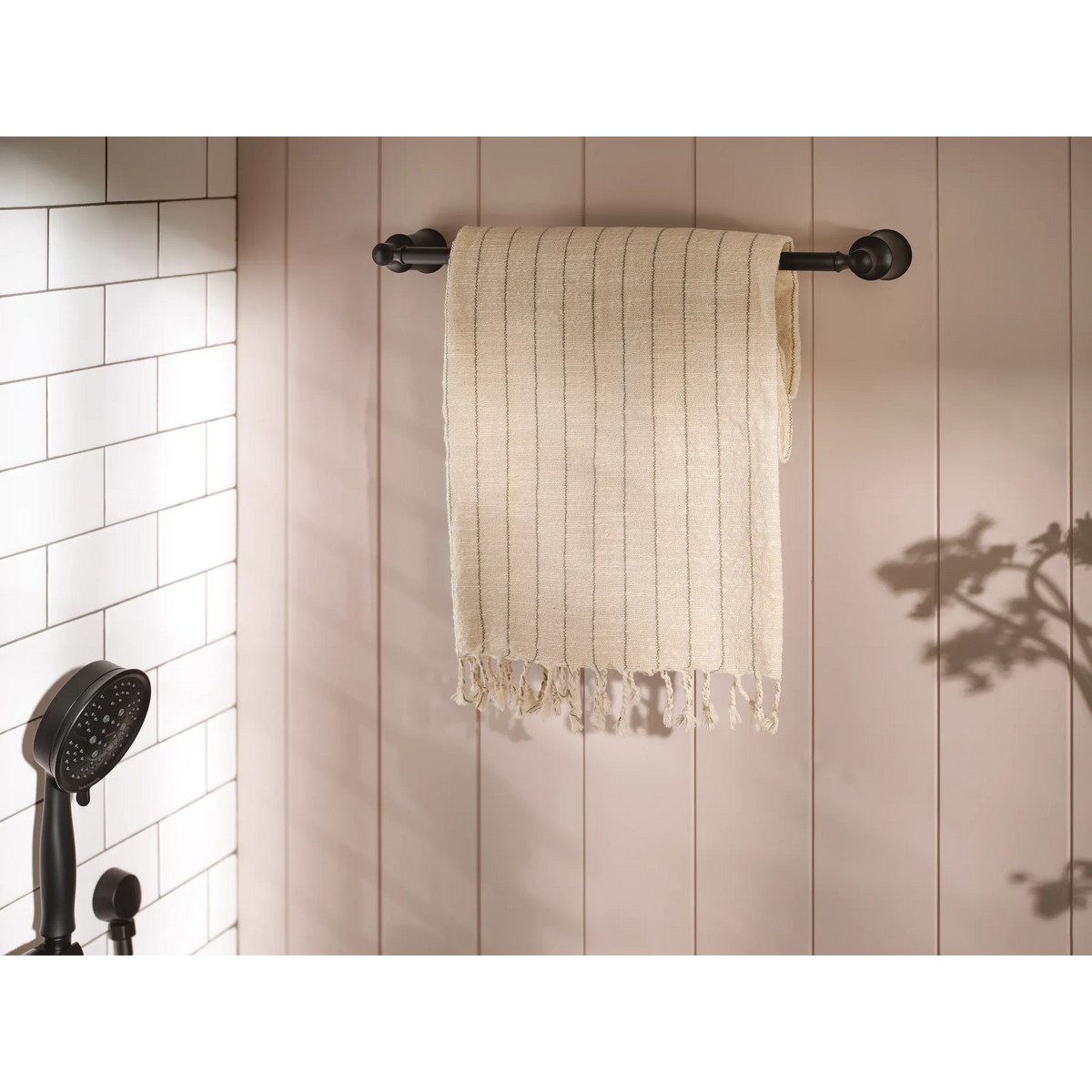 Moen Dartmoor 18" Towel Bar YB2118 in Matte Black (YB2118BL) - view 2