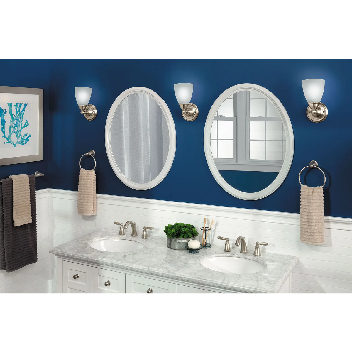 Moen Brantford Towel Ring YB2286 in Brushed Nickel (YB2286BN) - view 4