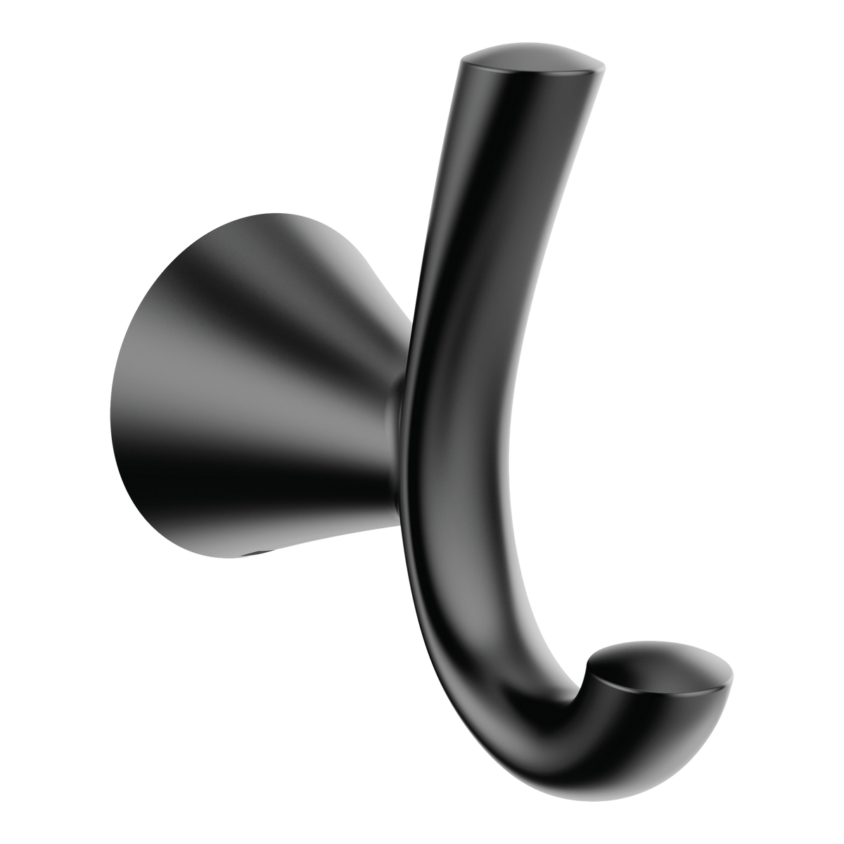 Moen Glyde Double Robe Hook YB2303 in Matte Black (YB2303BL)