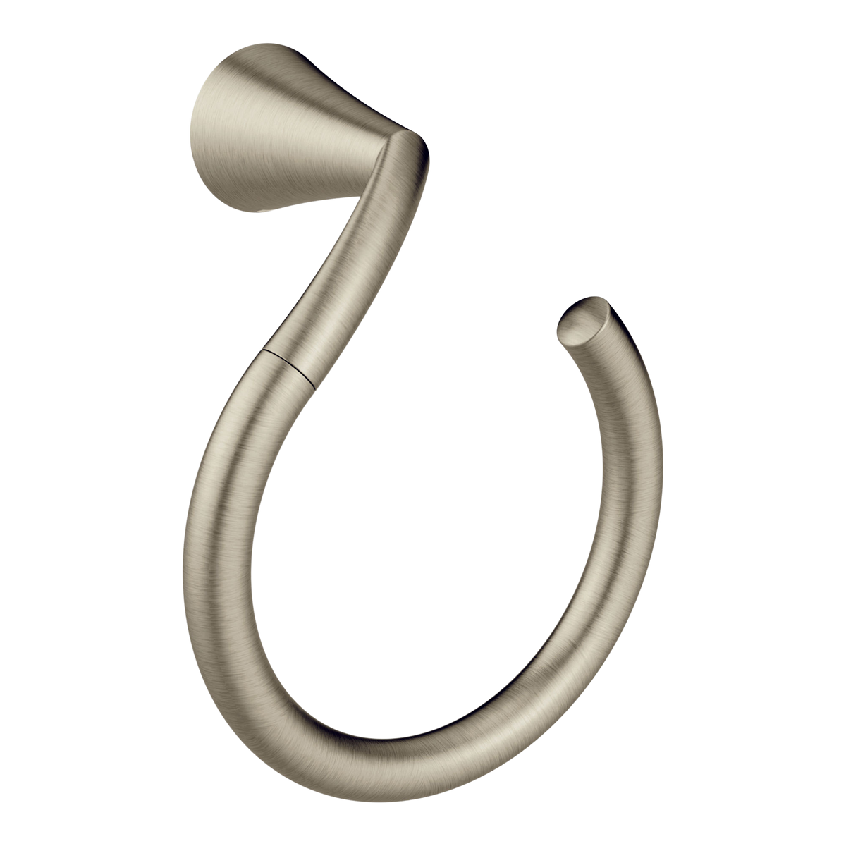Moen Glyde Towel Ring YB2386 in Brushed Nickel (YB2386BN)
