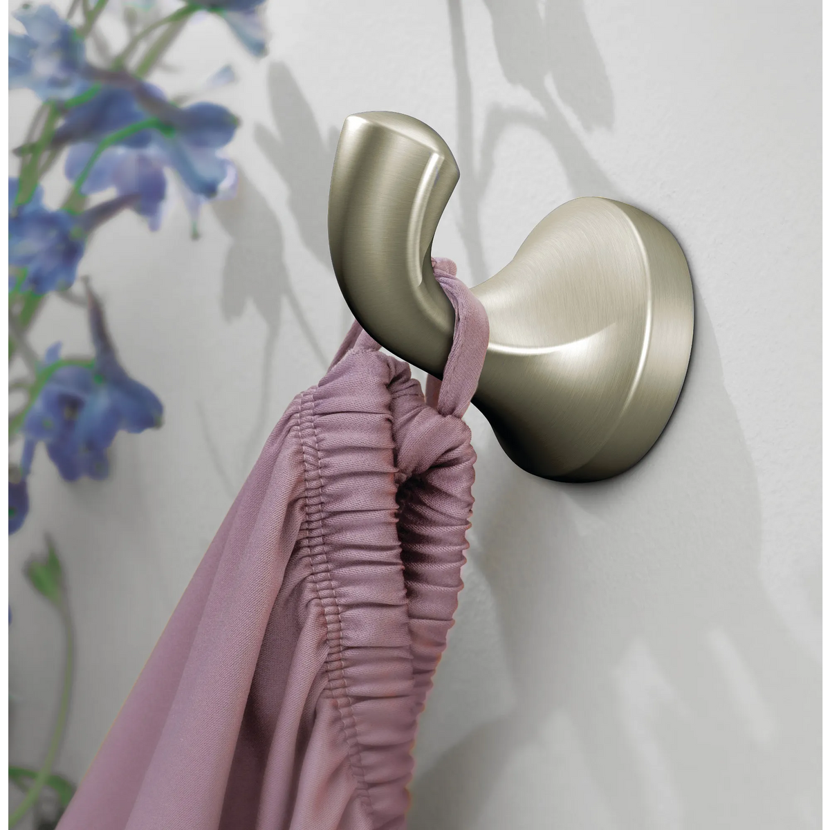 Moen Eva Single Robe Hook YB2803 in Brushed Nickel (YB2803BN) - view 3