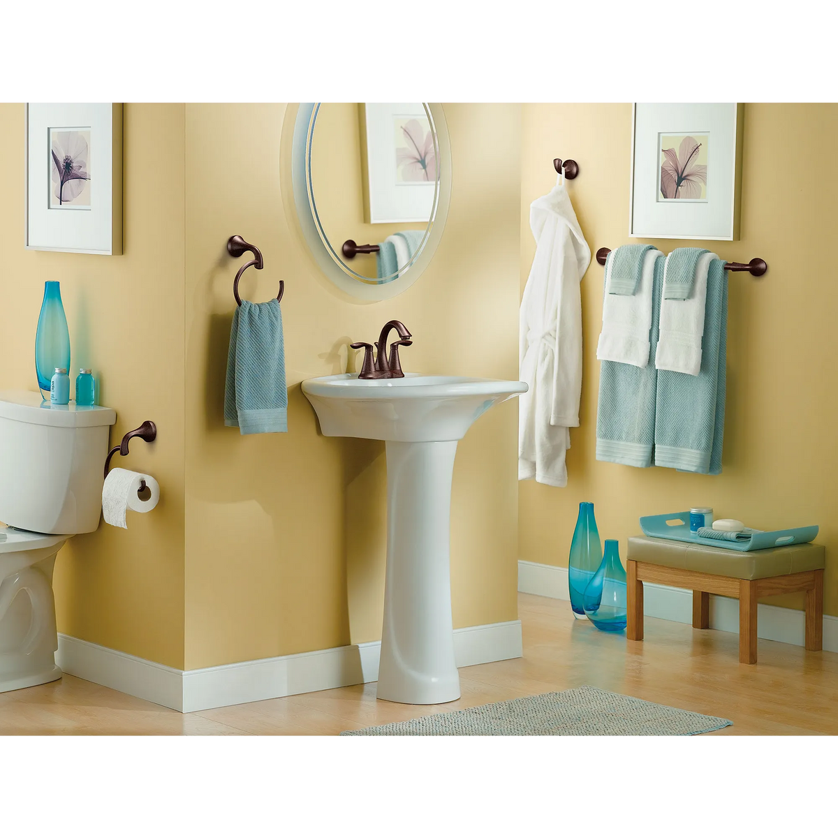 Moen Eva Single Robe Hook YB2803 in Oil Rubbed Bronze (YB2803ORB) - view 3