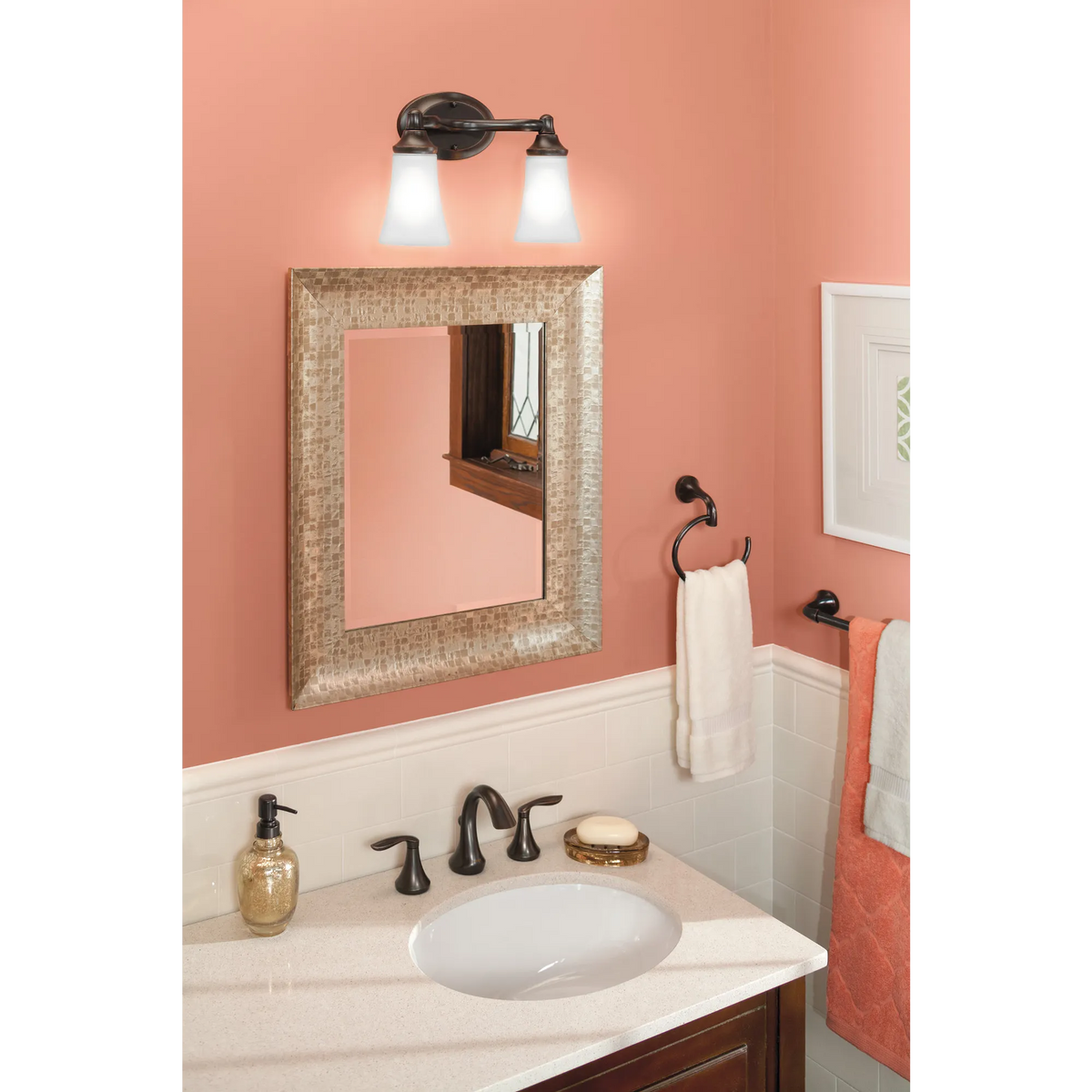 Moen Eva Bath Light YB2862 in Oil Rubbed Bronze (YB2862ORB) - view 5