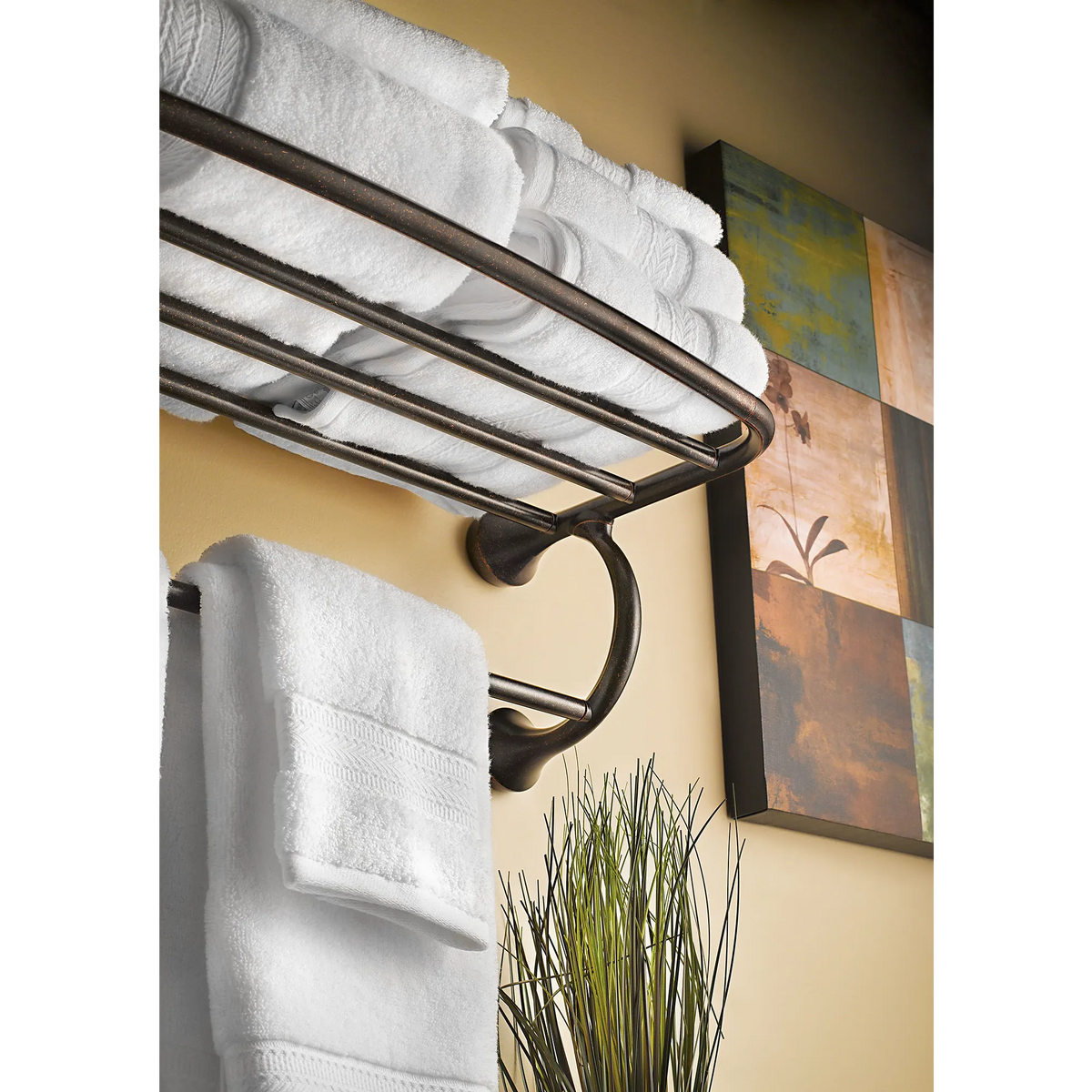 Moen Eva Towel Shelf YB2894 in Brushed Nickel (YB2894BN) - view 2