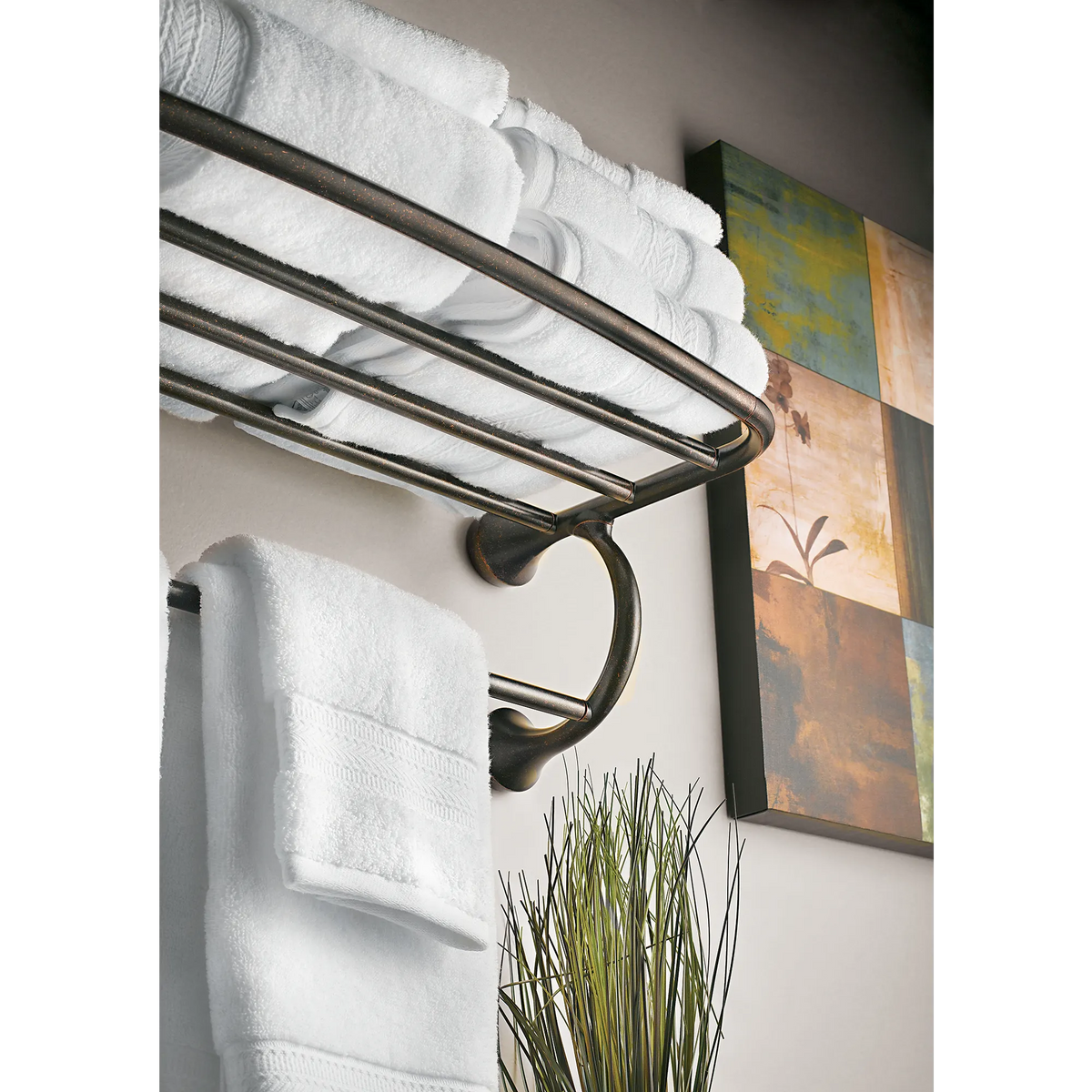 Moen Eva Towel Shelf YB2894 in Oil Rubbed Bronze (YB2894ORB) - view 3