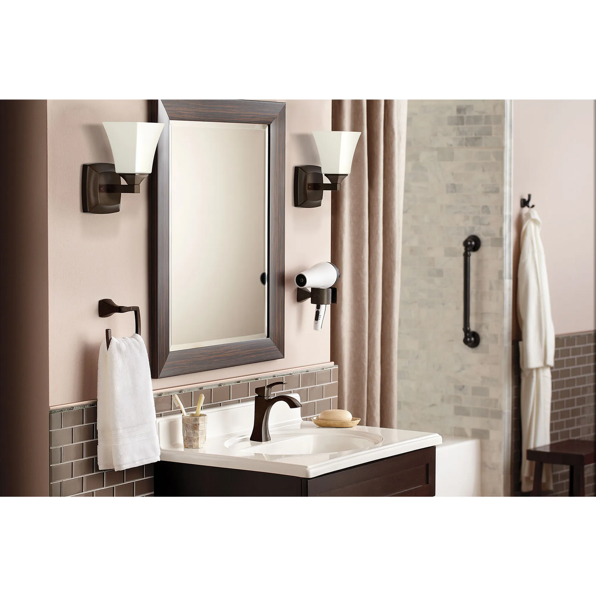 Moen Voss Towel Ring YB5186 in Oil Rubbed Bronze (YB5186ORB) - view 4