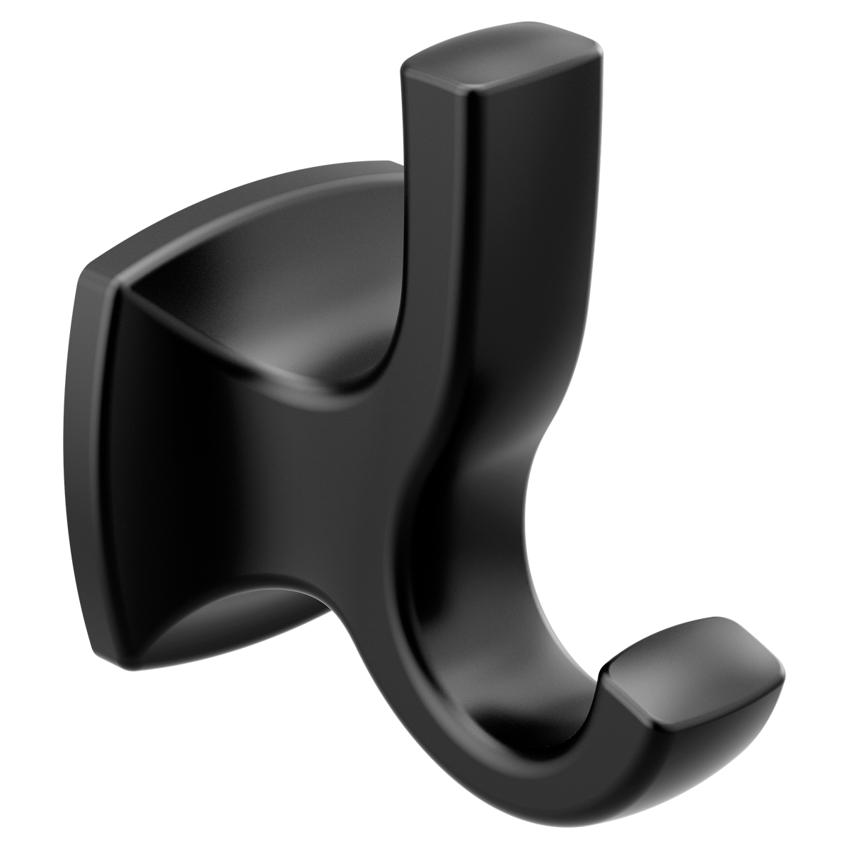 Moen Voss Double Robe Hook YB5103 in Matte Black (YB5103BL)