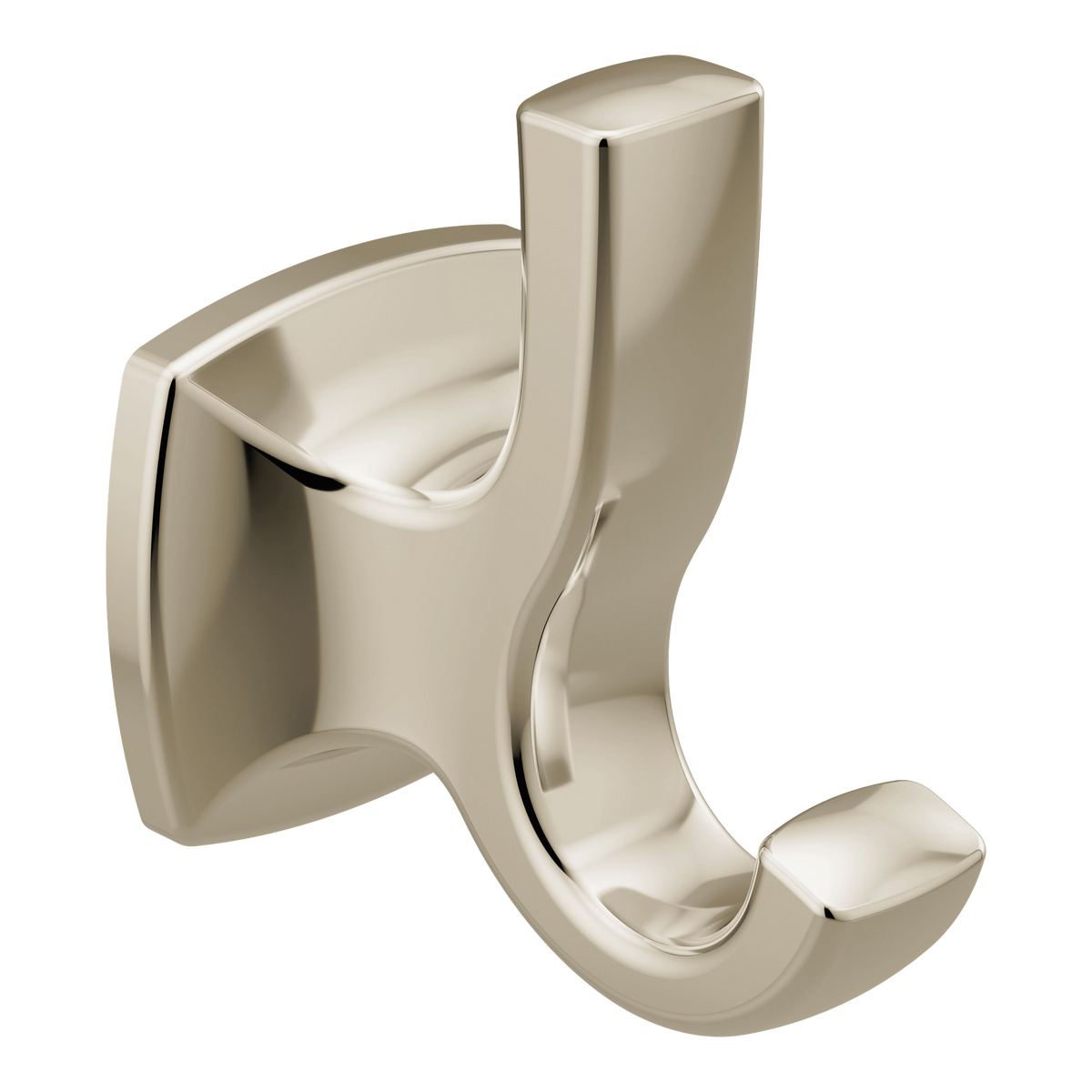 Moen Voss Double Robe Hook YB5103 in Polished Nickel (YB5103NL)