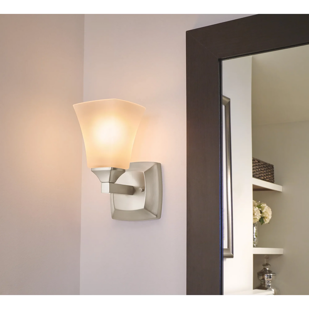 Moen Voss One Globe Bath Light YB5161 in Brushed Nickel (YB5161BN) - view 7