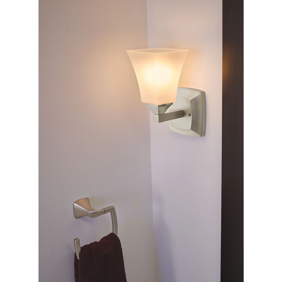 Moen Voss Towel Ring YB5186 in Brushed Nickel (YB5186BN) - view 2
