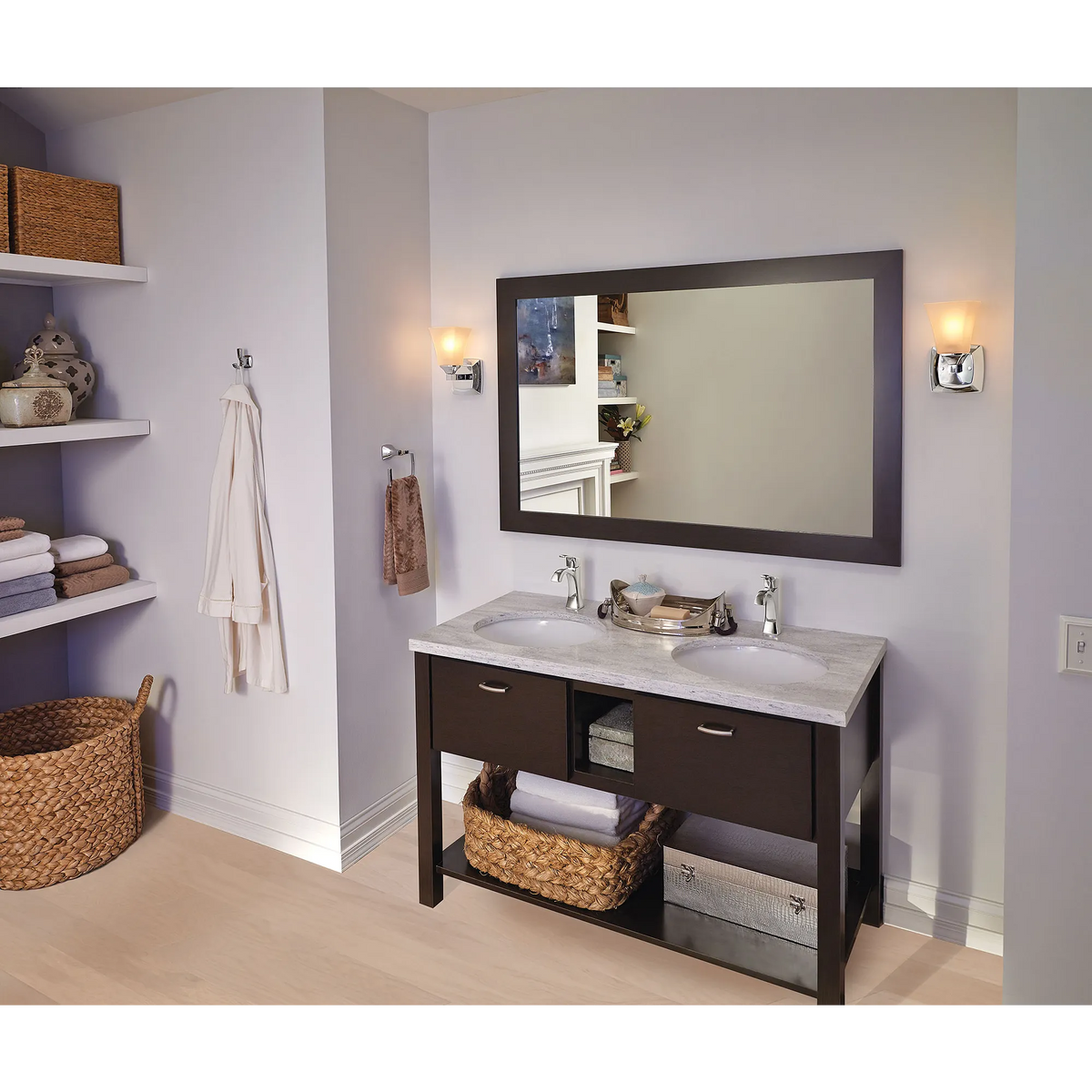 Moen Voss Double Robe Hook YB5103 in Chrome (YB5103CH) - view 8