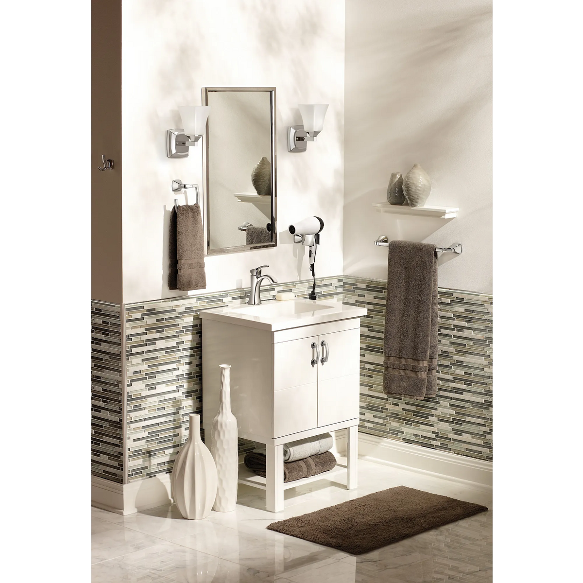Moen Voss One Globe Bath Light YB5161 in Chrome (YB5161CH) - view 4