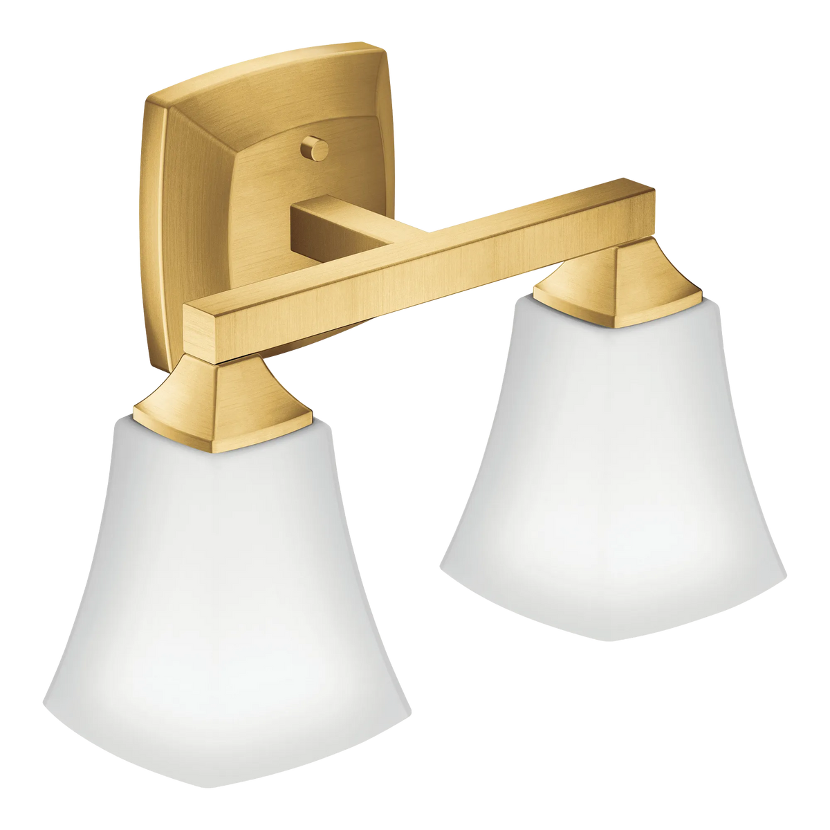 Moen Voss Two Globe Bath Light YB5162 in Brushed Gold (YB5162BG) - view 3