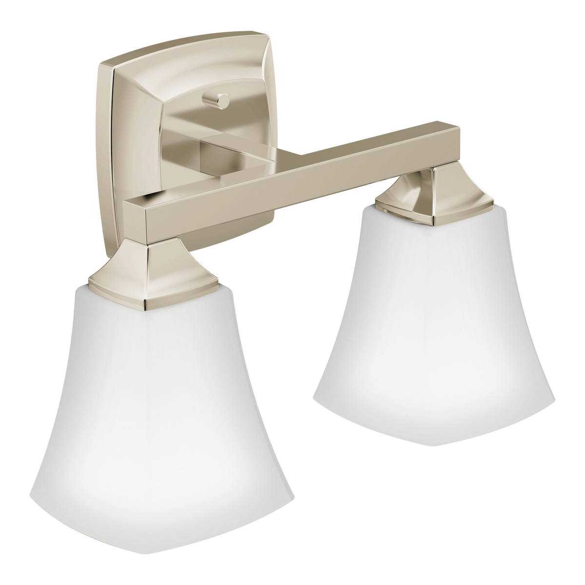 Moen Voss Two Globe Bath Light YB5162 in Polished Nickel (YB5162NL)