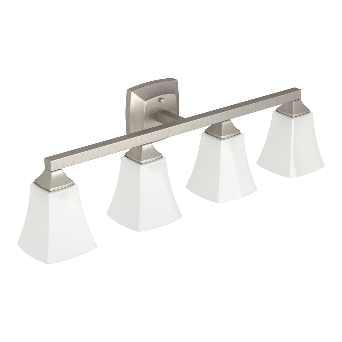 Moen Voss Four Globe Bath Light YB5164 in Brushed Nickel (YB5164BN)