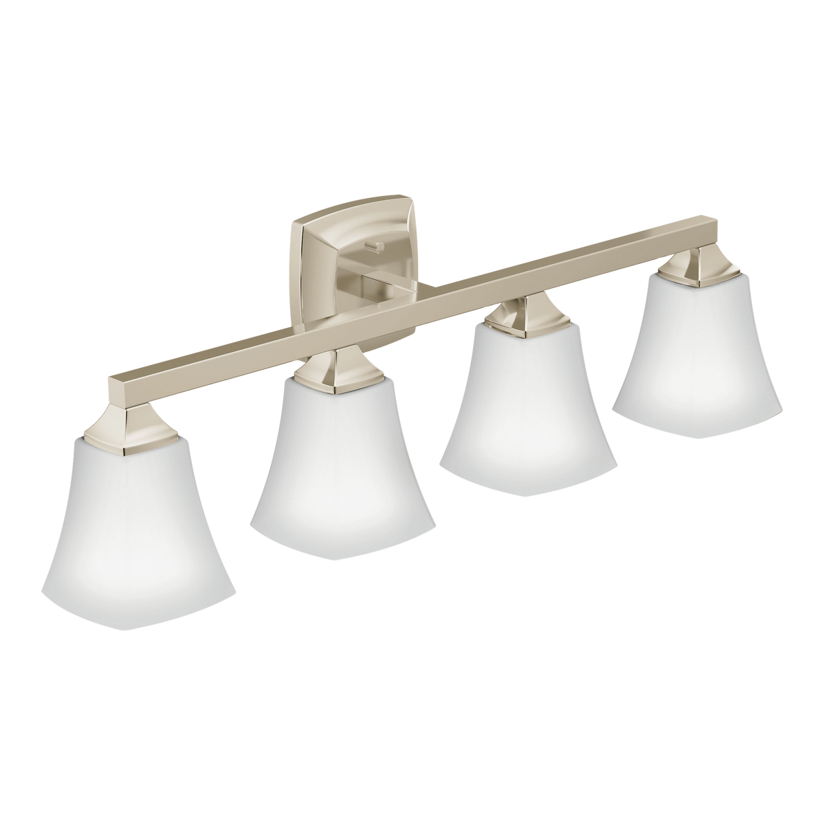 Moen Voss Four Globe Bath Light YB5164 in Polished Nickel (YB5164NL)
