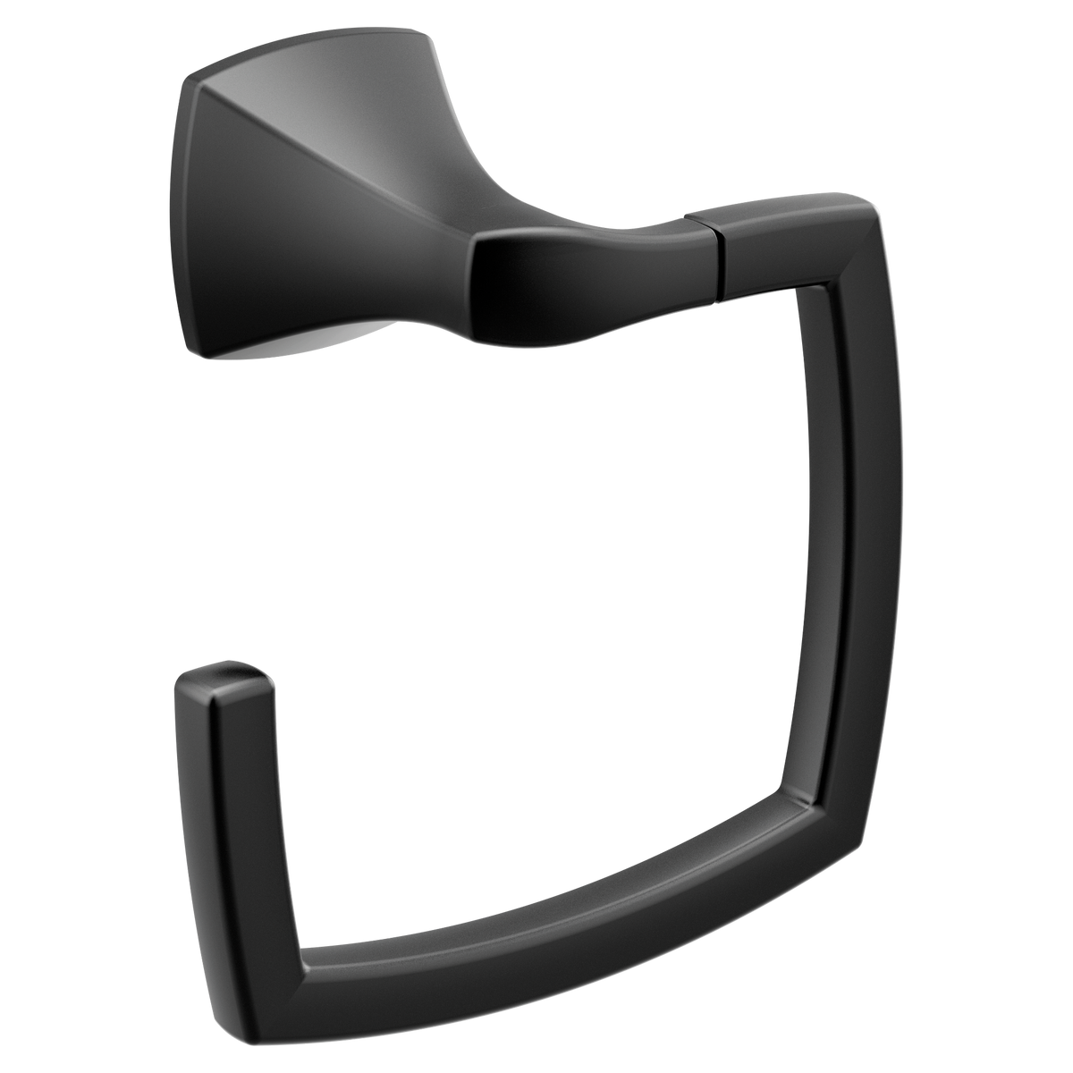 Moen Voss Towel Ring YB5186 in Matte Black (YB5186BL)