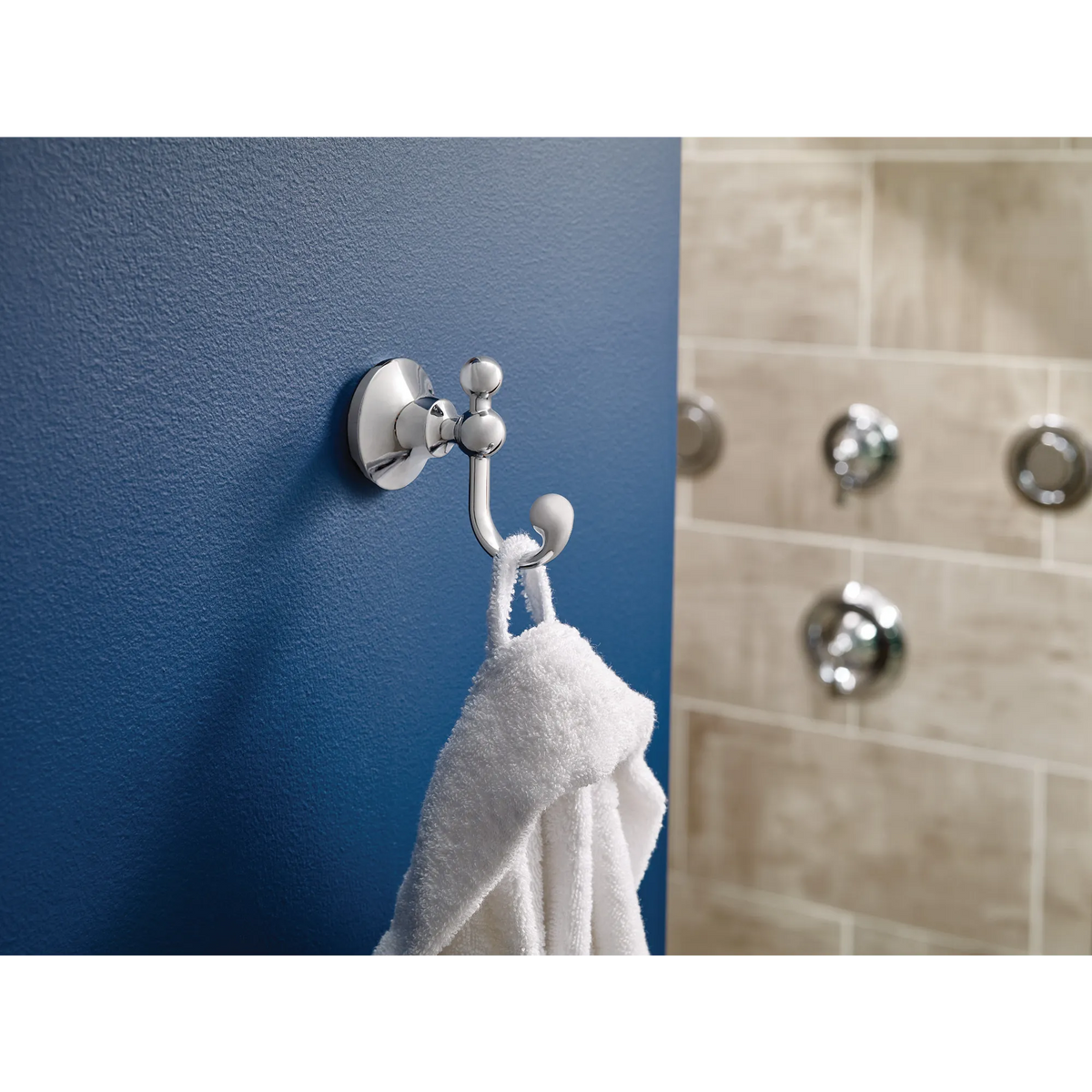 Moen Wynford Double Robe Hook YB5203 in Chrome (YB5203CH) - view 2