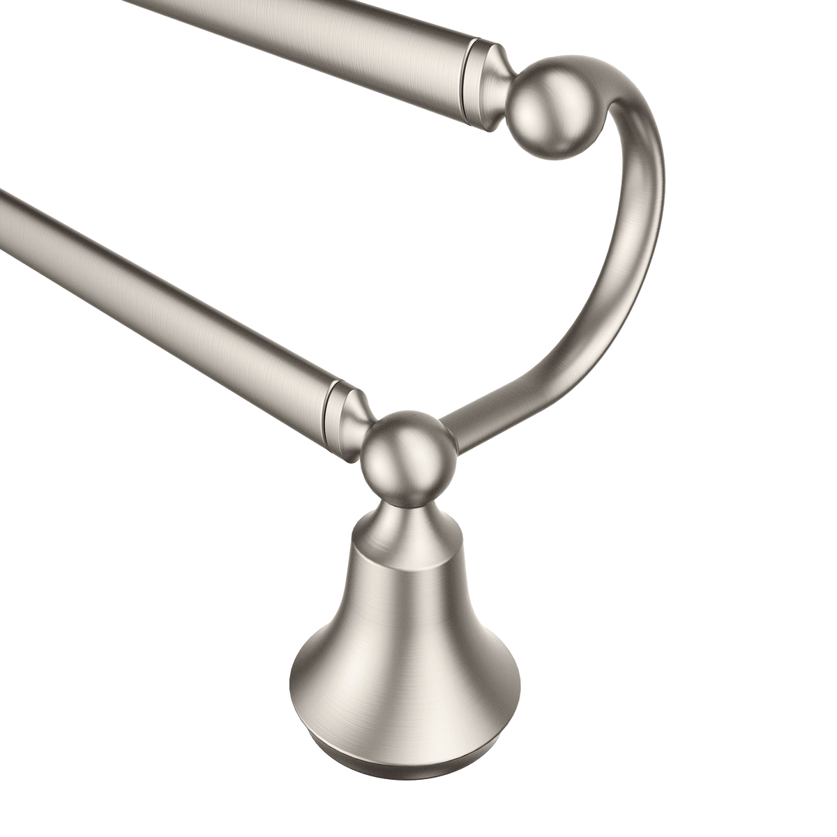 Moen Wynford 24" Double Towel Bar YB5222 in Brushed Nickel (YB5222BN)
