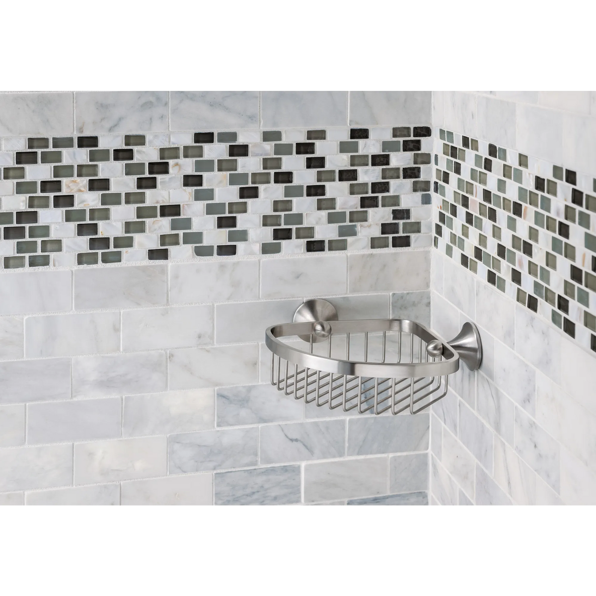 Moen Wynford Shower Basket YB5275 in Brushed Nickel (YB5275BN) - view 4