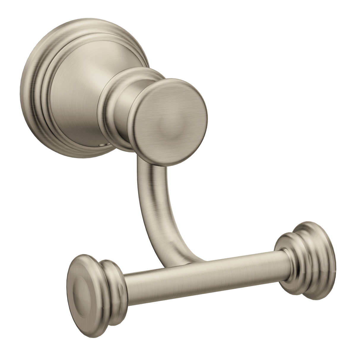 Moen Belfield Double Robe Hook YB6403 in Brushed Nickel (YB6403BN)
