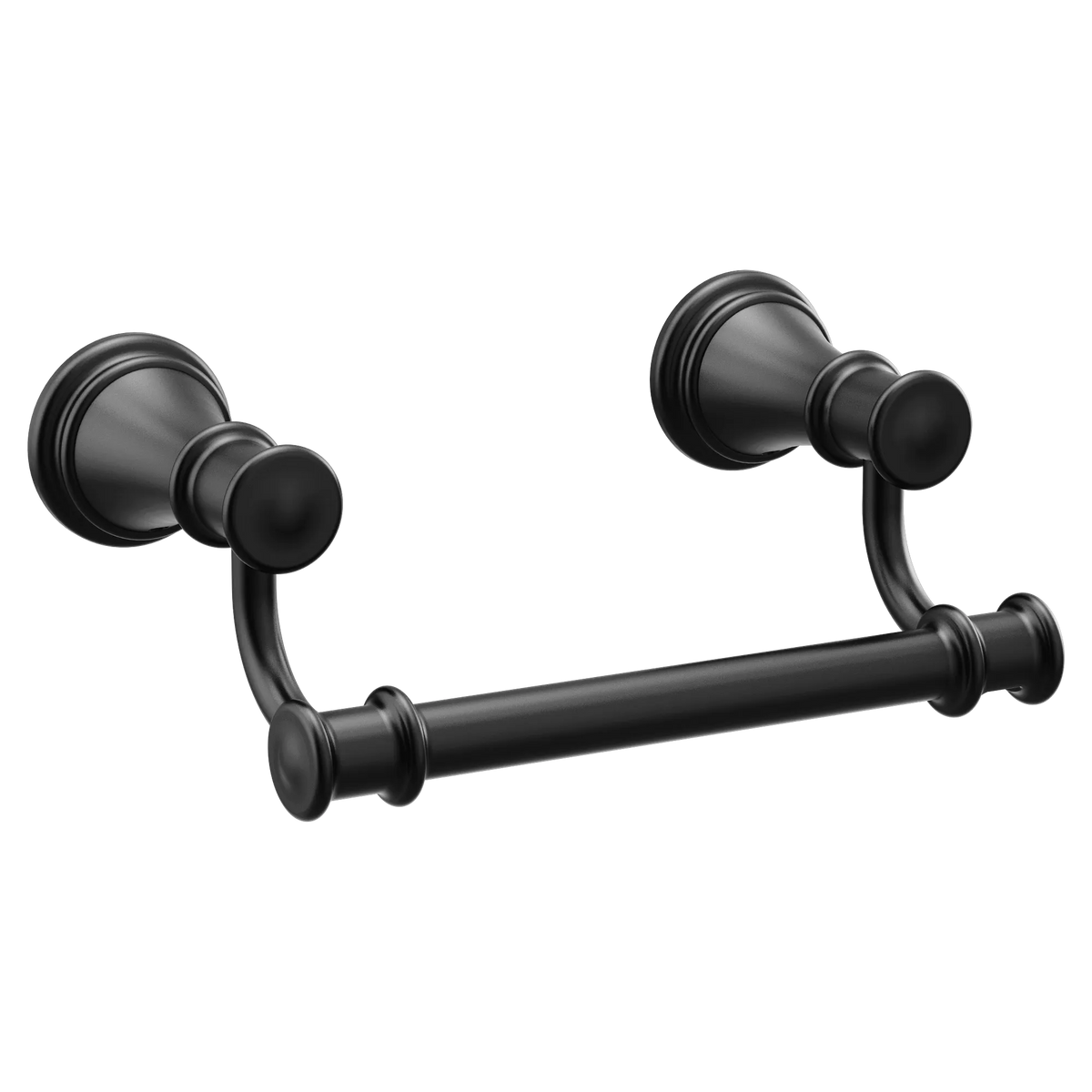 Moen Belfield Pivoting Toilet Paper Holder YB6408 in Matte Black (YB6408BL) - view 2