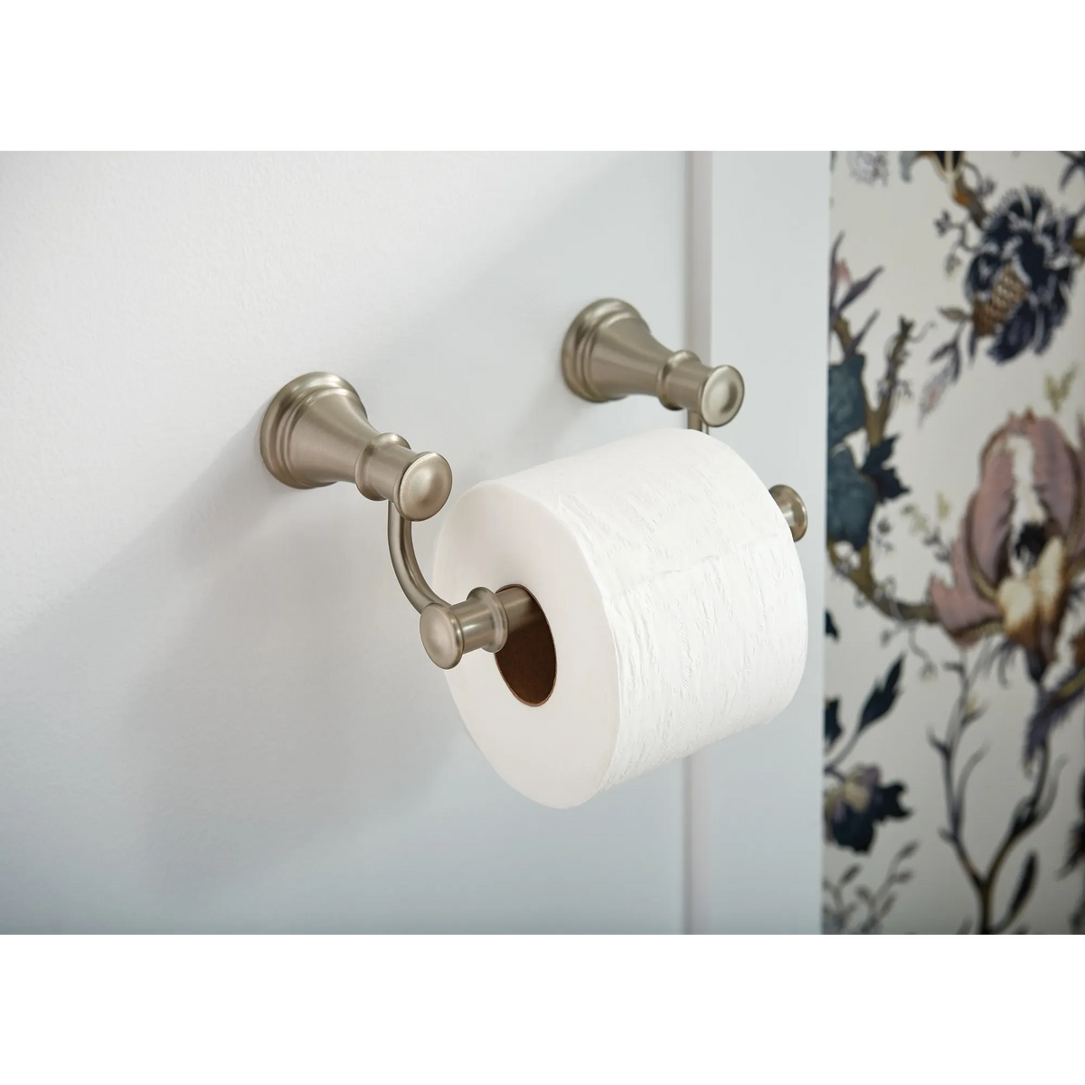 Moen Belfield Pivoting Toilet Paper Holder YB6408 in Brushed Nickel (YB6408BN) - view 2