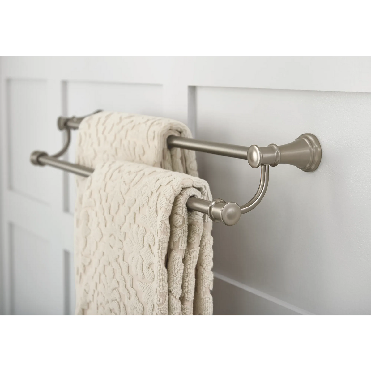Moen Belfield 24" Double Towel Bar YB6422 in Brushed Nickel (YB6422BN) - view 2