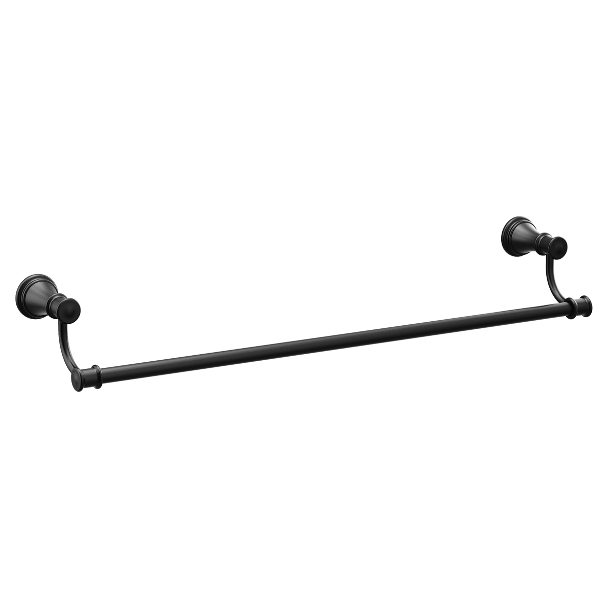Moen Belfield 24" Towel Bar YB6424 in Matte Black (YB6424BL)