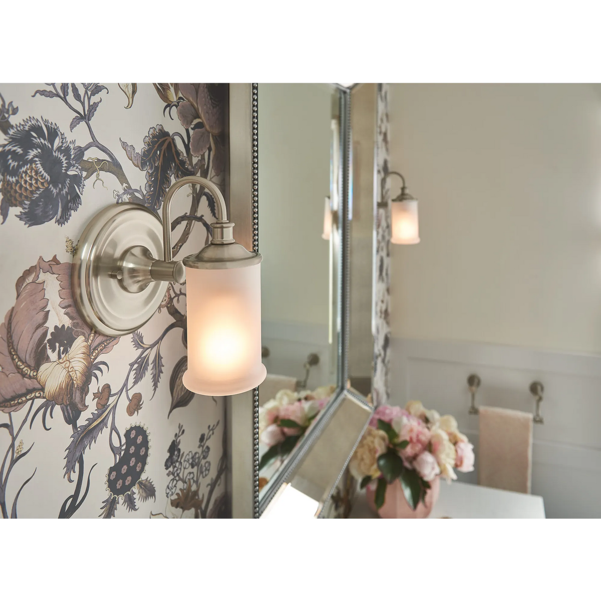 Moen Belfield Bath Light YB6461 in Brushed Nickel (YB6461BN) - view 2