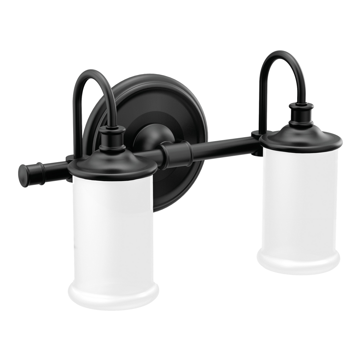 Moen Belfield Bath Light YB6462 in Matte Black (YB6462BL)