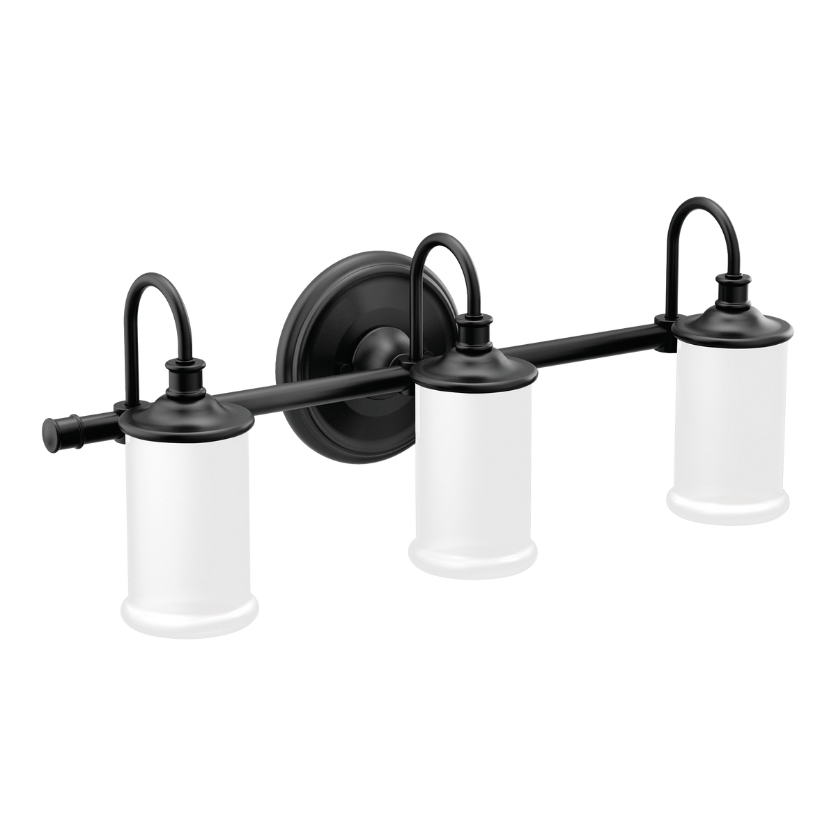 Moen Belfield Bath Light YB6463 in Matte Black (YB6463BL)