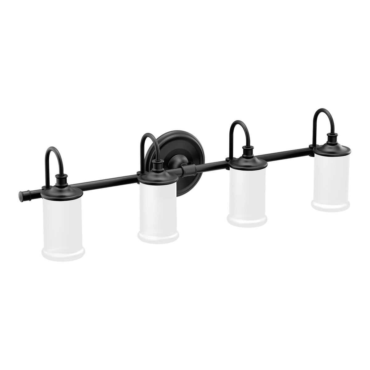Moen Belfield Bath Light YB6464 in Matte Black (YB6464BL)