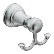 Moen Weymouth Double Robe Hook YB8403 in Chrome (YB8403CH)