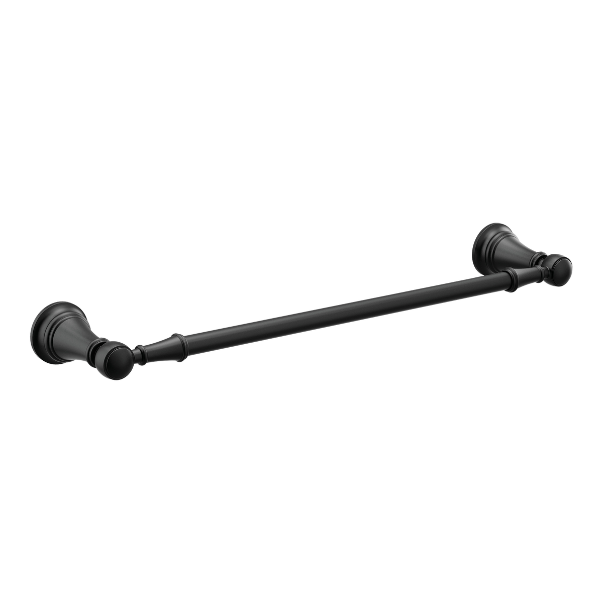 Moen Weymouth 18" Towel Bar YB8418 in Matte Black (YB8418BL)
