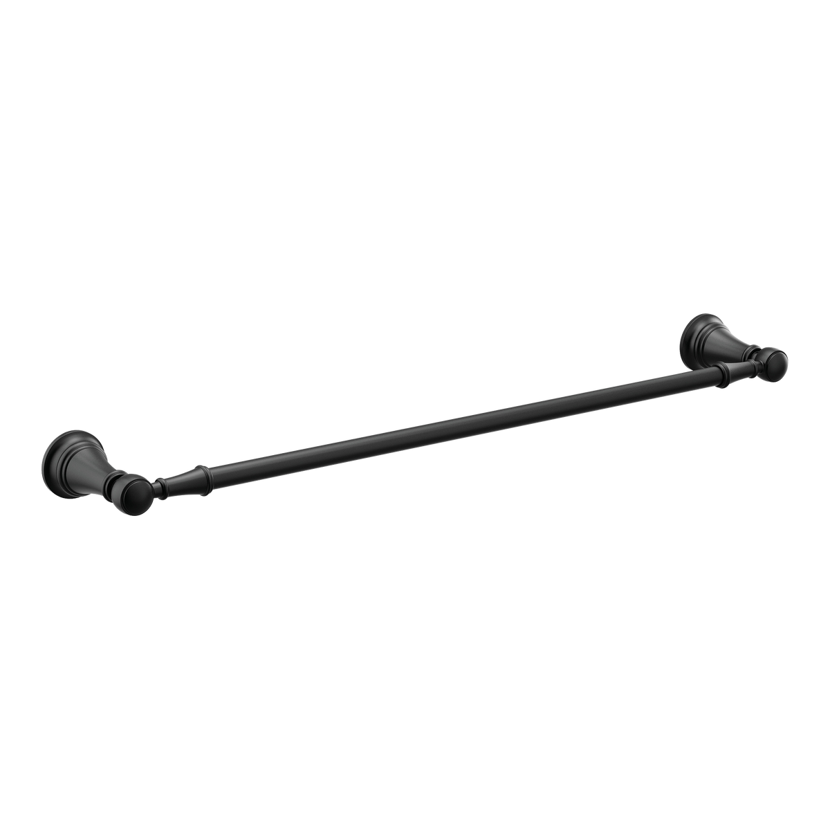 Moen Weymouth 24" Towel Bar YB8424 in Matte Black (YB8424BL)